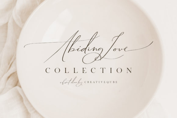 Abiding Love: A Script Font That Elevates Digital Marketing Design