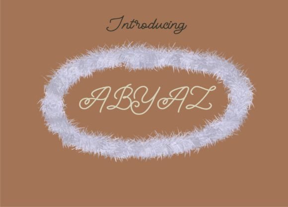 Abyaz: The Organic Handwritten Font for Crafters and Makers