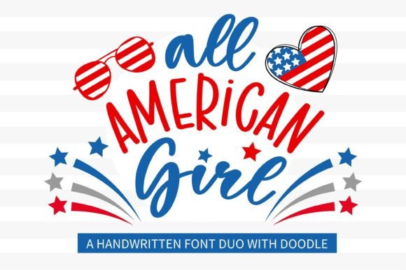 All American Girl: A Charming Handwritten Font for Web Designers