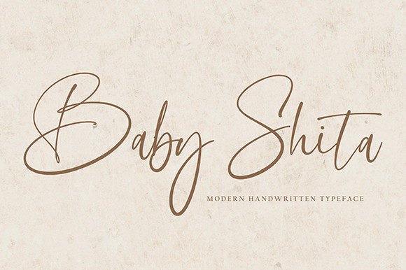 Baby Shita: A Delicate Handwritten Font for Modern Web Design