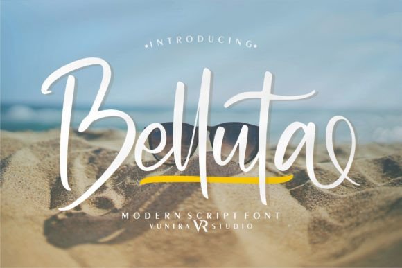 Belluta: A Modern Script Font for Impactful Campaign Typography