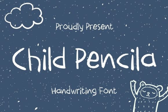 Child Pencila: A Handwritten Font for Web Design and Digital Branding