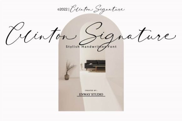 Clinton Signature Font: Elevating Small Business Branding with Elegance