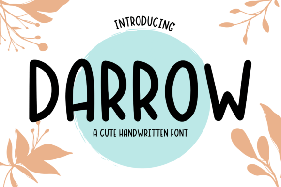 Darrow: A Playful Script Font for Creative Editorial Design