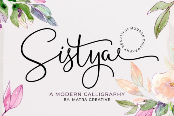 Elevate Your Craft with Sistya: A Versatile Script Font for Makers and Sellers