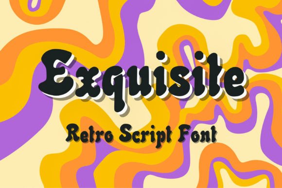 Exquisite: A Retro Script Font That Elevates Small Business Branding