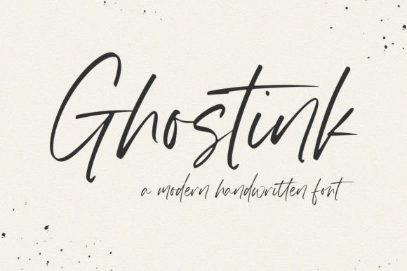 Gohstink: The Elegant Script Font for Handmade Labels, Invitations & More