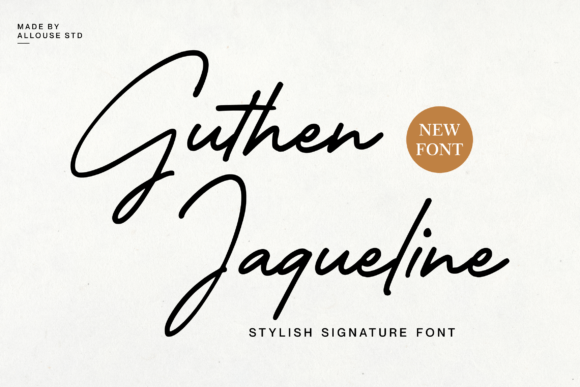 Guthen Jaqueline: A Web Designer’s Take on Using This Stylish Script Font