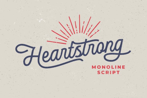 Heartstrong: A Script Font That Elevates Small Business Branding