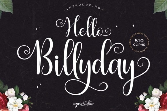 Hello Billyday Font: Elevating Your Brand with Elegant Script Typography