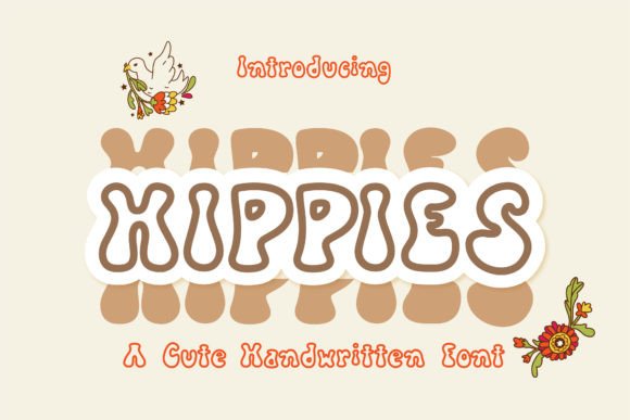 Hippies: A Handwritten Font That Elevates Small Business Branding
