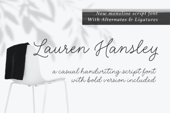 Lauren Hansley: A Charming Script Font for Modern Web Design