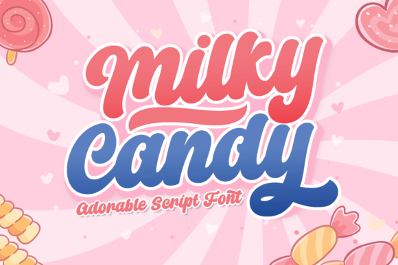 Milky Candy Font: A Sweet Touch for Professional Branding