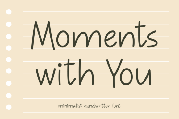 Moments with You: A Handwritten Font That Elevates Web Design