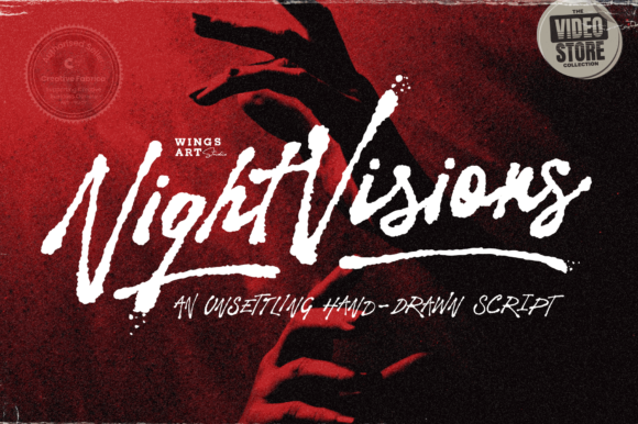 Night Visions Font: A Bold Choice for Branding with Personality