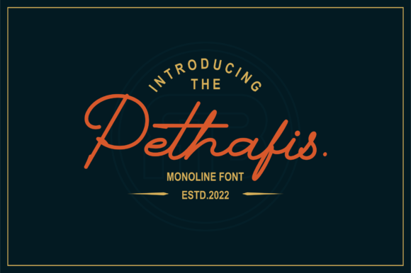 Pethafis: A Festive Script Font for Bold Branding Projects
