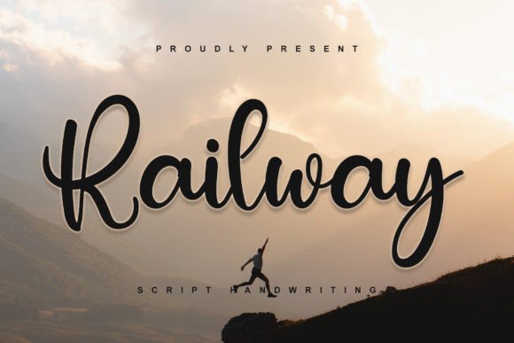 Railway: A Stylish Handwritten Font for Makers and Creative Sellers