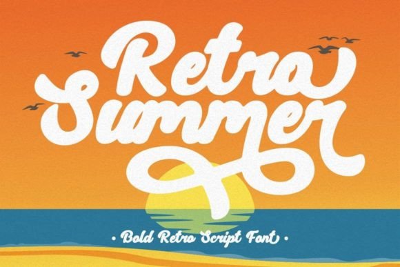 Retro Summer: How a Bold Script Font Boosted Our Campaign's Visual Impact