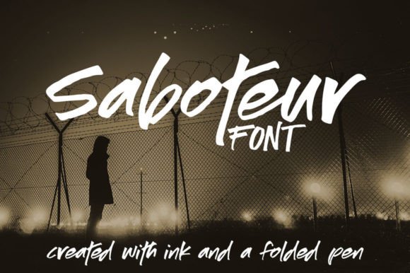 Saboteur: A Handcrafted Font for Makers and Creative Sellers