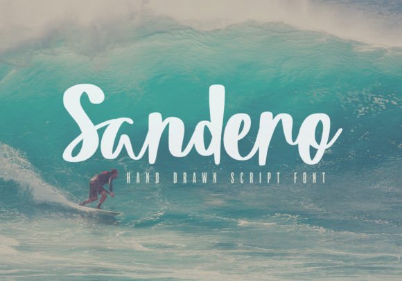 Sandero: A Bold Handwritten Script Font for Crafters & Makers