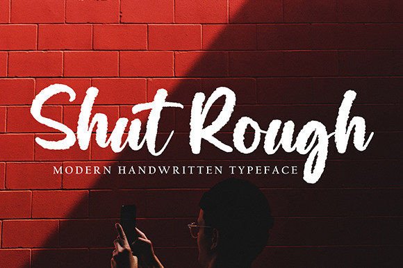 Shut Rough: A Fresh Script Font for Modern Branding Projects