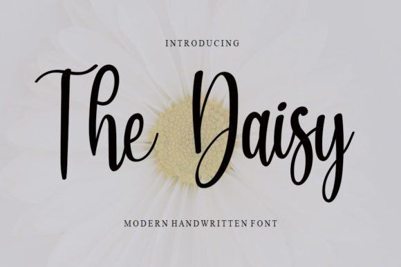 The Daisy: A Modern Handwritten Font for Thoughtful Editorial Design