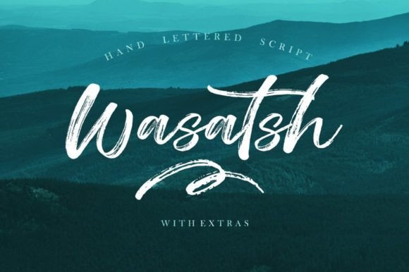Wasatsh: A Modern Handwritten Font for Editorial Design and Digital Publishing